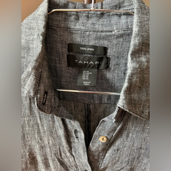 Tahari linen dress - Picture 4 of 5